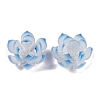 Simulation Lotus Shape Acrylic Bead Caps SACR-A008-06A-1