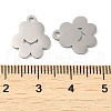 Non-Tarnish 304 Stainless Steel Charms STAS-J042-20P-3