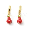 Brass Hoop Earrings EJEW-S251-04C-G-4