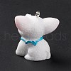 Opaque Resin Pendants RESI-E032-01P-02-3
