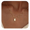 304 Stainless Steel Box Chain Necklaces FS-WG1FEB4-32-1