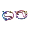 Ion Plating(IP) 304 Stainless Steel Pendants STAS-L020-023RC-2