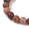 Natural Fancy Jasper Beaded Stretch Bracelets BJEW-G606-01-3