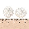 Natural White Shell Carved Cabochons SSHEL-I026-22B-3
