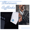 DICOSMETIC DIY Blank Dome Cufflinks Making Kit DIY-DC0002-60A-6