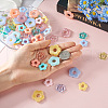 Beadthoven 120Pcs 15 Style Transparent & Opaque Acrylic Bead Frames OACR-BT0001-03-7