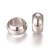 Tarnish Resistant 201 Stainless Steel European Beads STAS-L238-017P-2