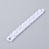 Handmade Acrylic Curb Chains/Twisted Chains AJEW-JB00530-04-2