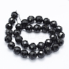 Natural Black Onyx Beads Strands G-E469-07-12mm-2