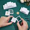 BENECREAT 48Pcs Plastic Jewelry Loose Diamond Gems Storage Boxes OBOX-BC0001-53-3