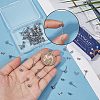 SUNNYCLUE 40Pcs 304 Stainless Steel Ball Post Stud Earring Findings STAS-SC0005-26-3
