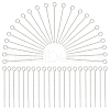 SOFPLATE 600Pcs Brass Eye Pin KK-SP0001-69B-S-1