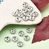 Brass Rhinestone Spacer Beads RB-A014-L8mm-01S-NF-4