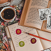 Retro Wax Seal Stamp Set AJEW-WH0206-026-6