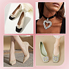 WADORN 4Pcs 2 Styles Glass Rhinestone Shoe Decoration AJEW-WR0002-39-6