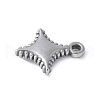 304 Stainless Steel Pendants STAS-E548-04P-2