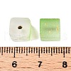 Frosted Glass Beads with Golden Glitter Powder X1-DGLA-NH001-8mm-01D-3