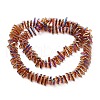 Electroplate Transparent Glass Beads Strands EGLA-R114-01B-2
