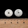 Natural White Moonstone Donut/Disc Charms G-L620-D08-3