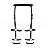 Adjustable Alloy & PU Leather Waist Leg Chains for Women FS-WG282E8-02-5