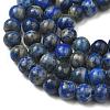 Natural Lapis Lazuli Bead Strands X-G-G953-01-8mm-8