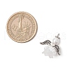 Glass Seed Beaded Angel Pendants PALLOY-MZ00714-01-2