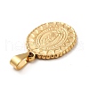 PVD Vacuum Plating 201 Stainless Steel Pendants STAS-P314-16G-3