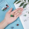 Round Gemstone Pendants G-FH0001-12P-3