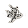 Tibetan Style Alloy Pendants PALLOY-V008-01E-AS-1