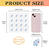 8 Sheets Plastic Waterproof Self-Adhesive Picture Stickers DIY-WH0428-016-2