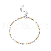 304 Stainless Steel Link Bracelets for Women BJEW-JB11764-01-3