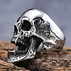 Skull 304 Stainless Steel Finger Rings for Men FS-WGF2445-01-2