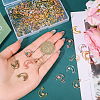 CHGCRAFT 100Pcs 5 Colors Alloy Pendants FIND-CA0009-95-3