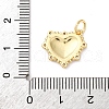 Brass Pave Cubic Zirconia with Enamel Charms KK-Q098-20G-D-3