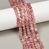 Natural Rhodonite Beads Strands G-B138-C11-01-1