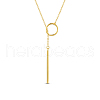 SHEGRACE 925 Sterling Silver Lariat Necklace JN645B-1