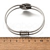 Mother's Day 304 Stainless Steel Bangles BJEW-R014-03P-5