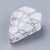 Synthetic Howlite Pendants G-L564-002-B03-3