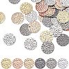 Fingerinspire 60Pcs 6 Colors Environmental Protection Electroplating Brass Pendants KK-FG0001-07-1