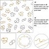 Unicraftale 80Pcs 4 Style 304 Stainless Steel Hook Clasps STAS-UN0024-07-4