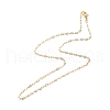 Brass Calabash Link Chains Necklace for Women NJEW-P265-10G-2
