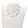 Polymer Clay Heishi Beaded Necklaces NJEW-JN03437-4