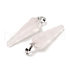 Natural Rose Quartz Pointed Pendants G-D089-01P-06-2