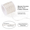 Brass Coated Iron Flat Cable Chains CH-TAC0007-01S-4