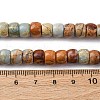Natural Aqua Terra Jasper Beads Strands G-L624-D03-10x8mm-5