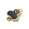 Brass Enamel Charms KK-Q098-25G-B02-2