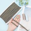 Lace Trim Polyester Ribbon for Jewelry Making OCOR-WH0071-007A-3