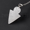 Natural Quartz Crystal Cone Dowsing Pendulum Pendants G-G983-04P-09-4