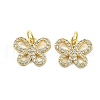 Brass Micro Pave Cubic Zirconia Pendants KK-C092-22B-G-1