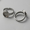 304 Stainless Steel Adjustable Bezel Cup Ring Settings FIND-WH0110-500C-1